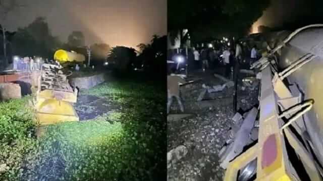 হবিগঞ্জে তেলবাহী ট্রেন লাইনচ্যুত, সিলেটের সাথে সারাদেশের রেল যোগাযোগ বন্ধ