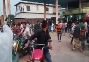 বেগমগঞ্জে পেট্রোল পাম্পে ভয়াবহ সংঘর্ষ, আহত ৭