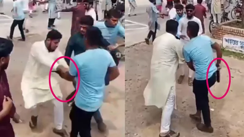 পাটওয়ারীর ওপর হা’মলায় অ’স্ত্রসদৃশ বস্তু হাতে তরুণের পরিচয় মিললো