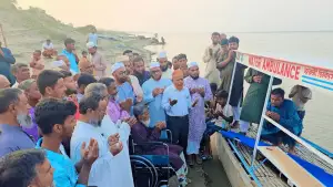চরাঞ্চলের মানুষের জন্য ফ্রী অ্যাম্বুলেন্সের ঘোষনা দিলেন জামায়াত এমপি