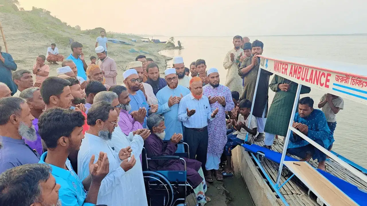 চরাঞ্চলের মানুষের জন্য ফ্রী অ্যাম্বুলেন্সের ঘোষনা দিলেন জামায়াত এমপি