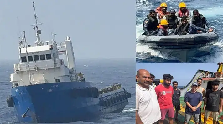 মাঝসমুদ্রে বিপদে পড়া ছয় ভারতীয় নাবিককে উদ্ধার পাকিস্তান নৌবাহিনীর