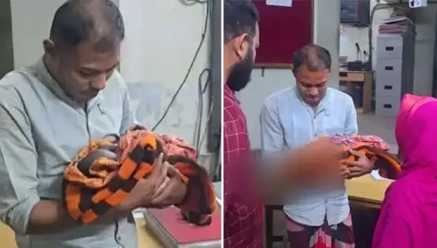 কারাগারের ফটকে মৃত সন্তানের সঙ্গে বাবার প্রথম এবং শেষ  দেখা