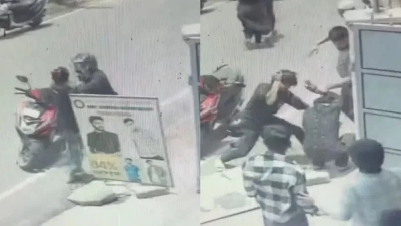 দিবালোকে স্ত্রীর গলা কাটার চেষ্টা, পথচারীদের গণধোলাই খেল স্বামী