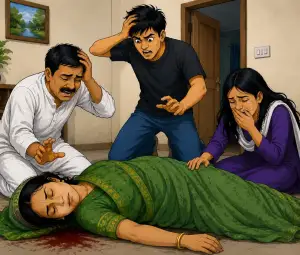 মা দিবসে মাকে কু’পিয়ে হ/ত্যা করলো ছেলে