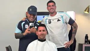 অস্ট্রিয়া ম্যাচের আগে নতুন হেয়ারকাটে মেসি-ডি পল