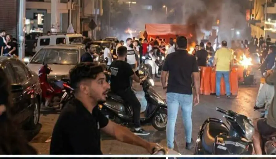 ইসরায়েলের সঙ্গে চুক্তি ঘিরে ক্ষোভ, লেবাননজুড়ে বিক্ষোভ ও সড়ক অবরোধ