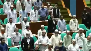 স্বরাষ্ট্রমন্ত্রীর বক্তব্যে উত্ত’প্ত সংসদ, হস্তক্ষেপ স্পিকারের