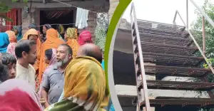 চাঁপাইনবাবগঞ্জে লোহার সিঁড়িতে বিদ্যুৎস্পৃষ্টে একই পরিবারের তিনজনের মৃত্যু!