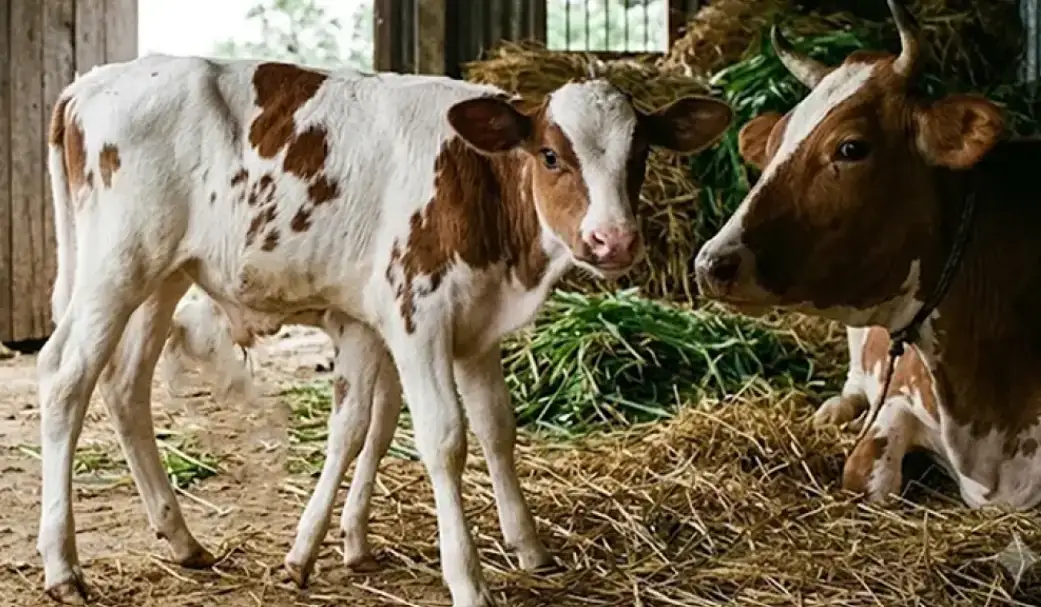 সাতক্ষীরায় ছয় পা নিয়ে জন্ম নিল বিরল বাছুর!