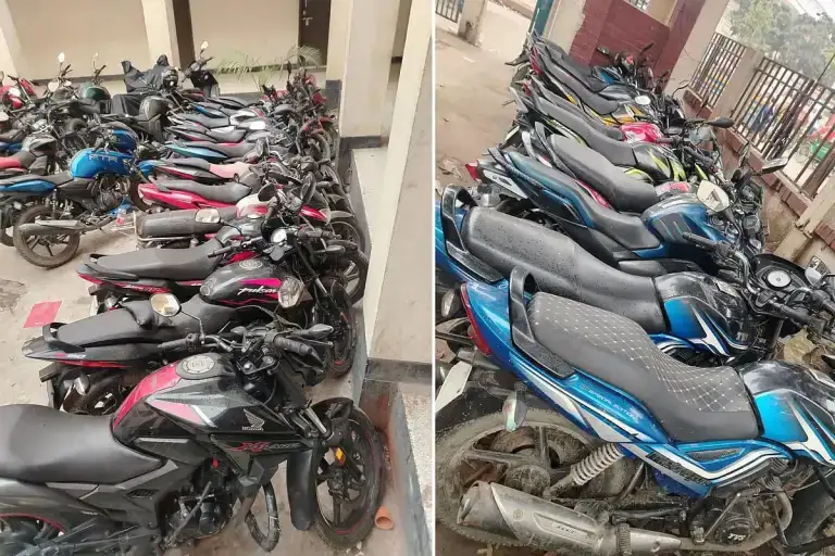 এক চুরির মামলার তদন্তে উদ্ধার ২০ মোটরসাইকেল, গ্রেপ্তার ৮