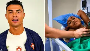 ভেনেজুয়েলার ভূমিকম্পে পা হারানো ছোট্ট ভক্তকে ভিডিওবার্তা, জার্সি ও স্টিকার পাঠিয়ে রোনালদো বললেন,‘সুস্থ হয়ে আমার ম্যাচ দেখতে এসো’