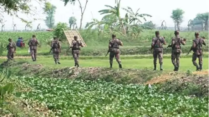 সাতক্ষীরা সীমান্তে বিজিবির ধাওয়া খেয়ে পালালো দুই ভারতীয় চোরাকারবারী