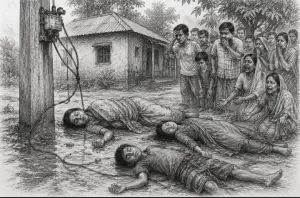 চাঁপাইনবাবগঞ্জে বিদ্যুৎস্পৃষ্টে একই পরিবারের তিনজনের মর্মান্তিক মৃত্যু