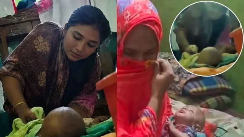৩ মাসের শিশুর পা ভা/ঙার ভাইরাল ভিডিও, ‘এআই দিয়ে তৈরি’ দাবি পুলিশ ও পরিবারের