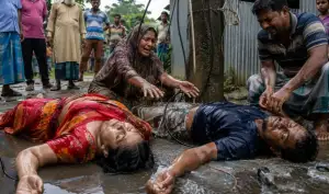 কুড়িগ্রামে বিদ্যুৎস্পৃষ্ট স্বামীকে বাঁচাতে গিয়ে প্রাণ গেল স্ত্রীরও