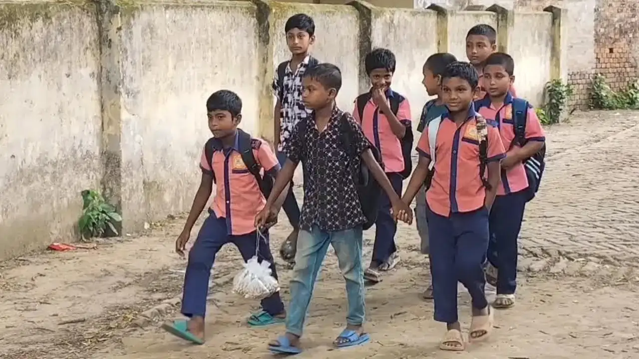 খেলার মাঠ নয়, ক্লাস শেষে বাদাম বিক্রি করে সংসার চালায় ২য় শ্রেণির মাহিম
