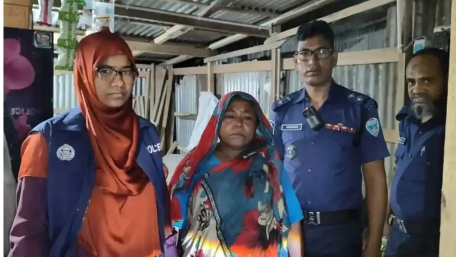 ছেলেরা ঔষধ কিনে দেয়না বলে গাঁজা বিক্রি করতে গিয়ে আটক ৬০ বছরের জেসমিন বেগম!