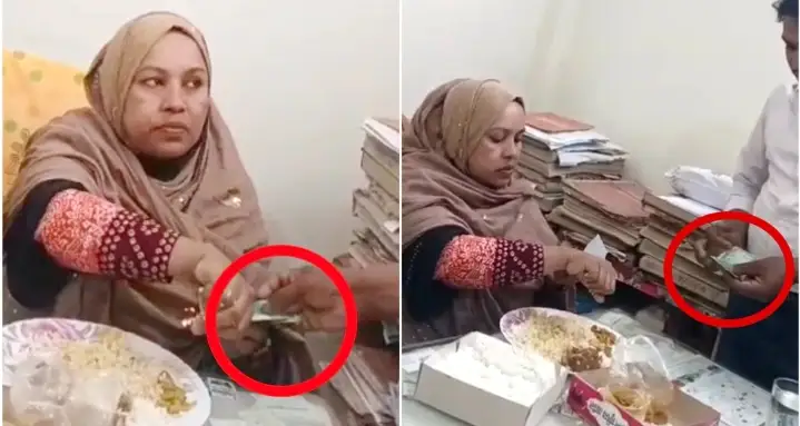 খাওয়ার সময়ও ঘুষ নেন রেজিস্ট্রার অফিসের রেকর্ড কিপার