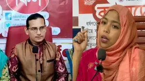 সরকারবিরো/ধী কর্মকাণ্ডের অভি/যোগে মোমিন মেহেদী-শান্তা ফারজানাসহ ৬ নেতা গ্রে/প্তার