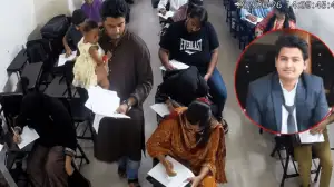 মায়ের পরীক্ষা, পুরো সময় শিক্ষার্থীর সন্তানকে সামলালেন শিক্ষক