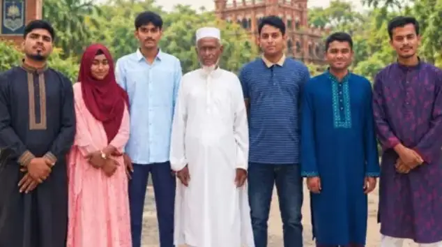 এক বাবার ছয় সন্তানই ঢাকা বিশ্ববিদ্যালয়ে, ত্যাগে স্বপ্নপূরণ ছায়েদ উল্লাহর