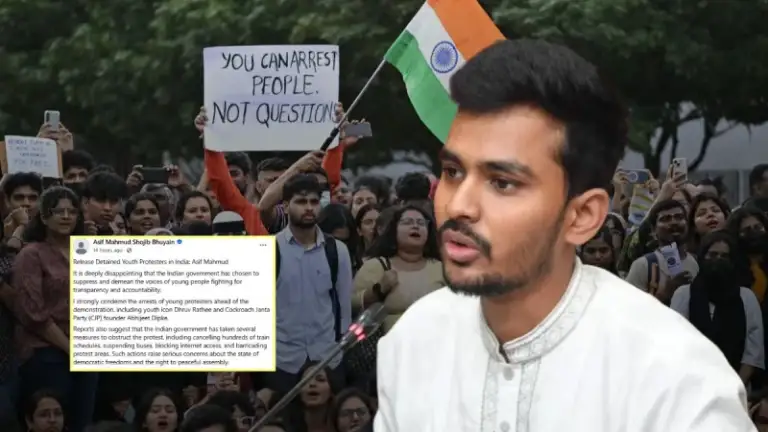 ভারতে তরুণ বিক্ষো’ভকারীদের মুক্তি চাইলেন এনসিপির মুখপাত্র আসিফ মাহমুদ